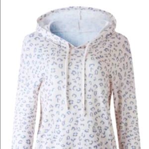 Leopard print hoodie